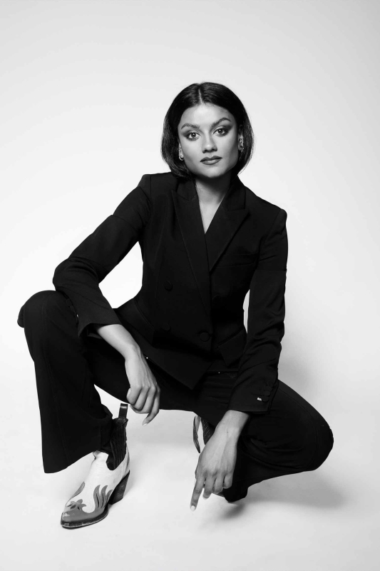 Simone Ashley photographed for Notino by Joseph Sinclair (2020)

