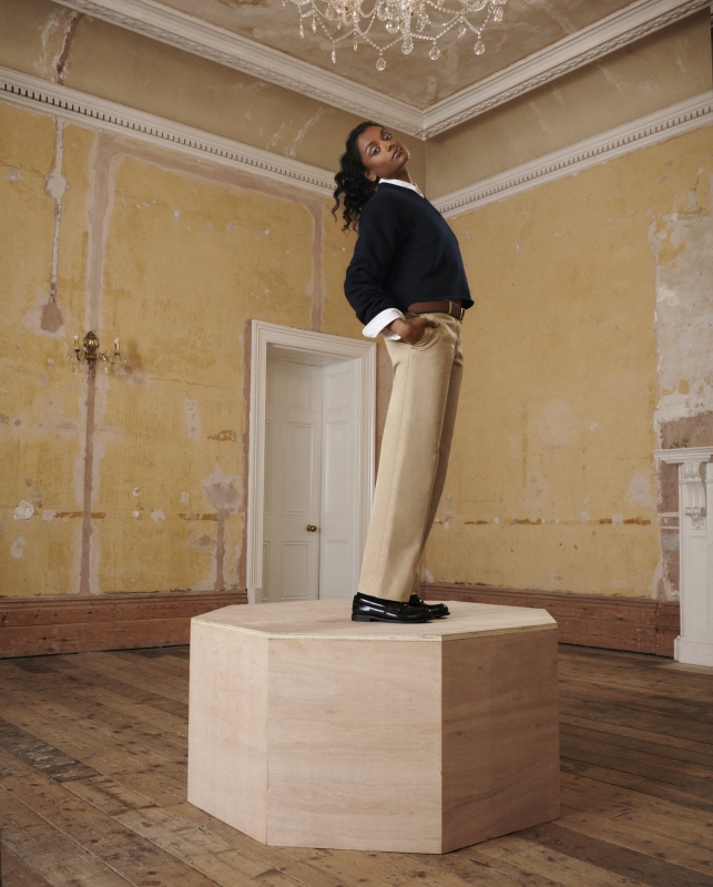 Simone Ashley photographed by Campbell Addy for Netflix 
