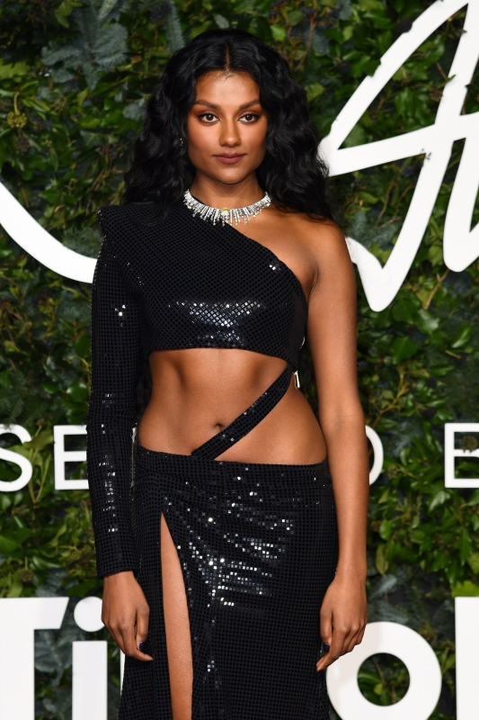 Simone Ashley attends the British Fashion Awards on November 29, 2021 in London, UK
