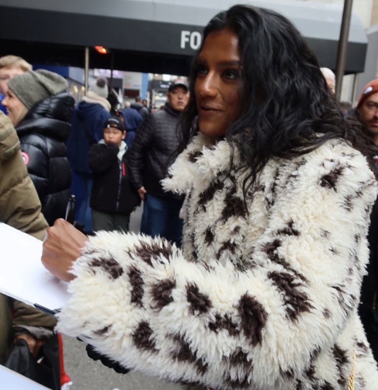 Simone Ashley out & about on December 23, 2024 in New York City
