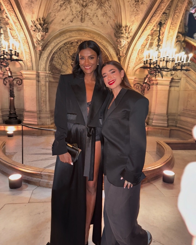 Simone Ashley at the Walk Your Worth afterparty on September 23, 2024 in Paris, France
