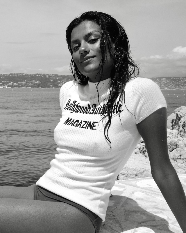 Simone Ashley photographed for Hollywood Authentic x N.Peal London by Greg Williams (2024)
